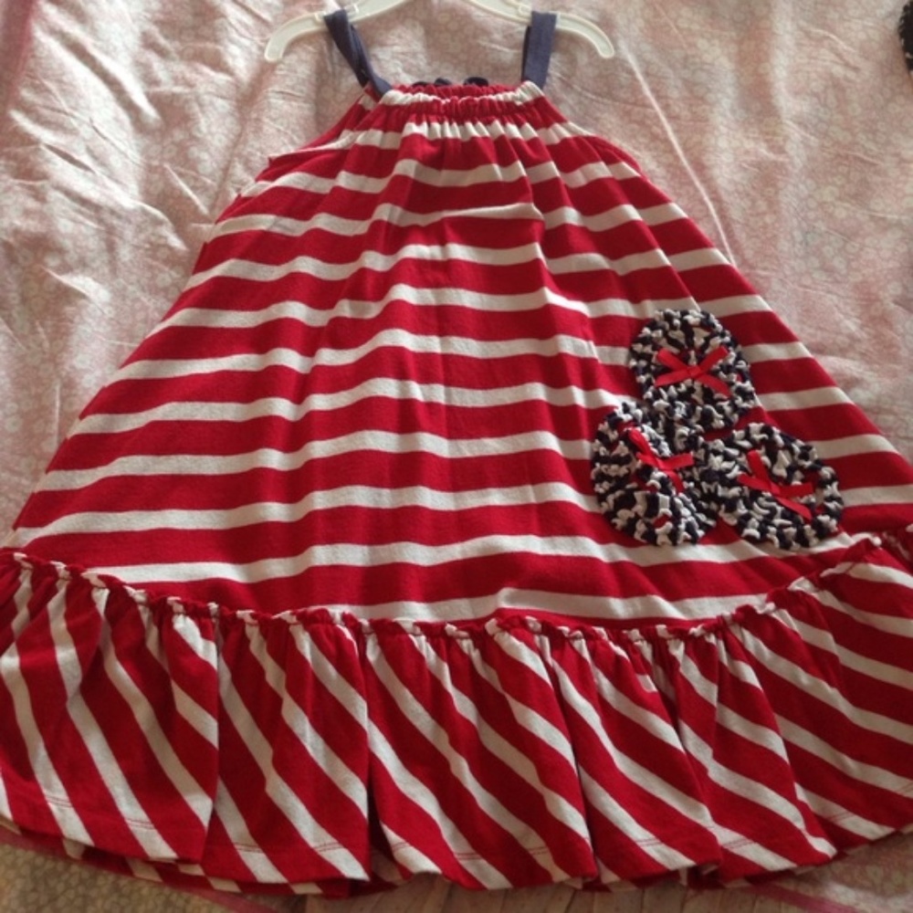 Lydia Jane red white and blue dress